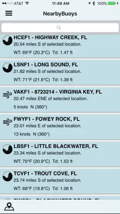 NOAA Buoy and Tide Data iPhone image 2