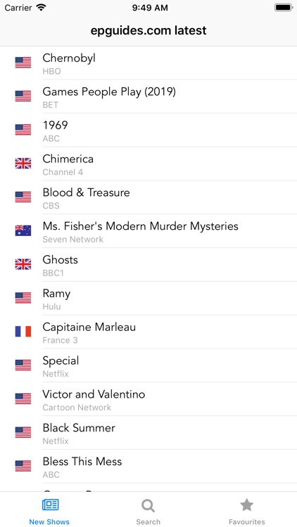 epguides.com Latest TV Shows