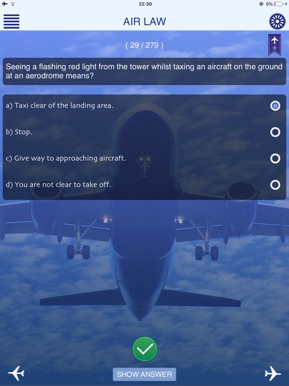Screenshot #5 pour ATPL Questions Pilot Trainer