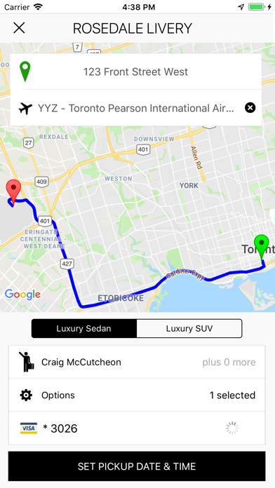 Rosedale Livery iPhone screenshot 3 - Travel app