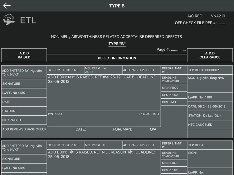 Electronic Technical Logbook by FPT Software WorldWide