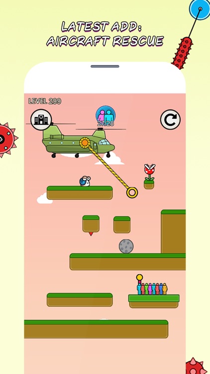 Rope Heroes- Fire rope rescue！ screenshot-5