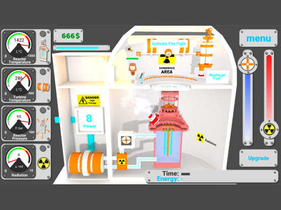 Nuclear inc 2. Atom simulator iPad app afbeelding 1