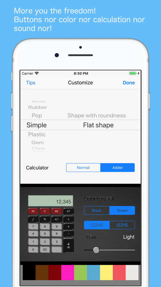 #4. AddCalc Freedom (iOS) 由: Shinichi Aokawa