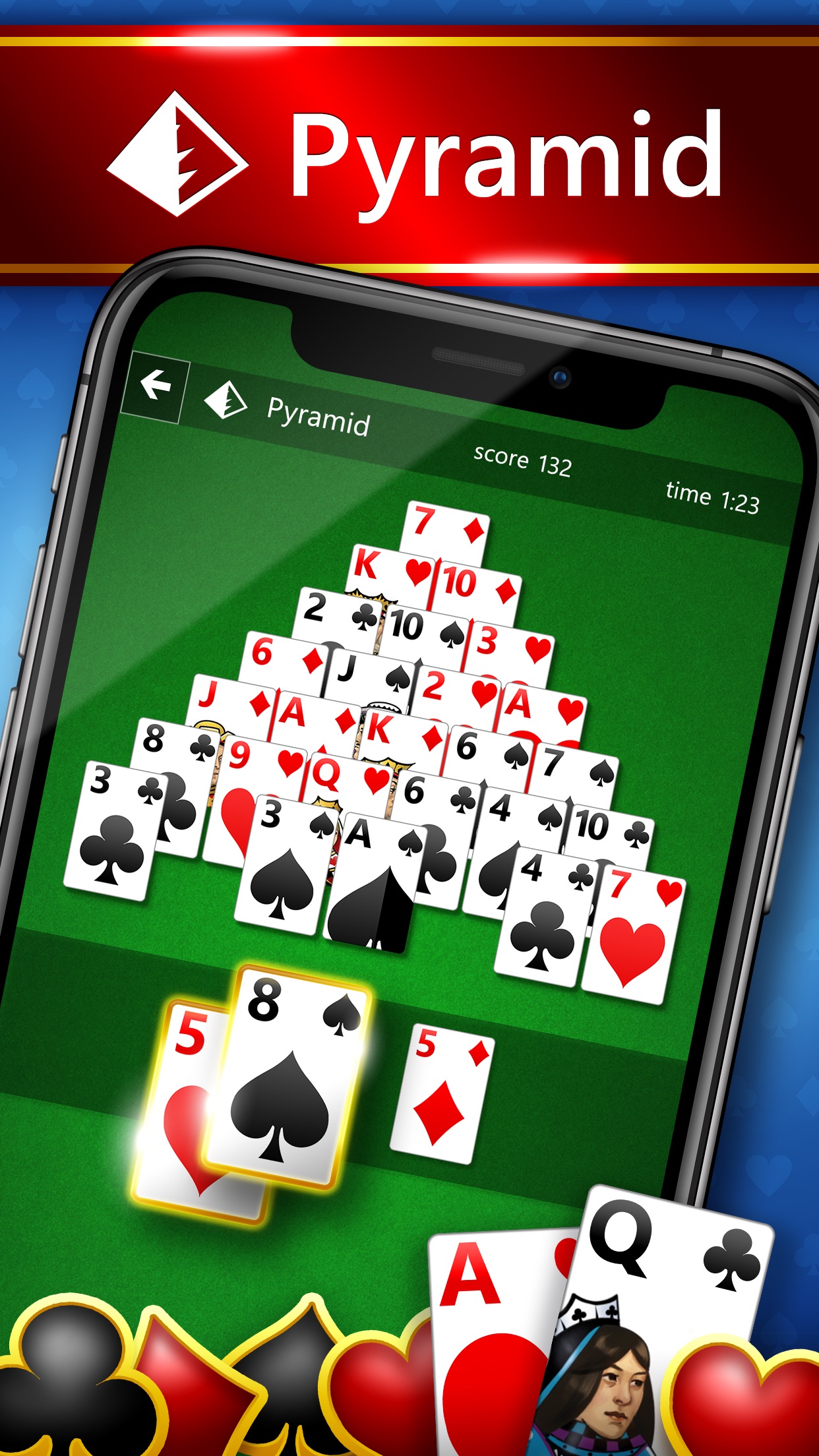 Screenshot do app Microsoft Solitaire Collection