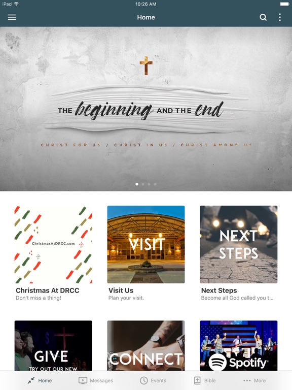 Damascus Road Community Church iPad screenshot 1 - Lifestyle app