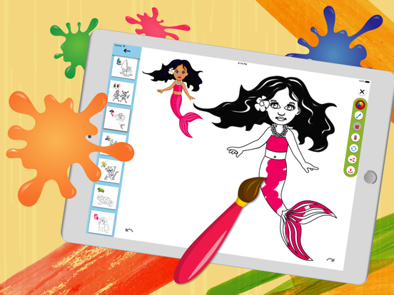 ColorFun Coloring Book iPad screenshot 5 - Entertainment app