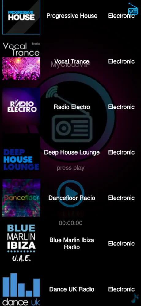 MyCloudVIP Radio
