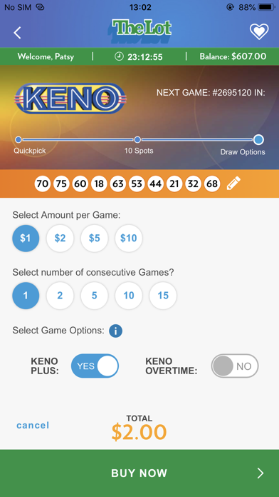 Rhode Island Lottery Screenshot