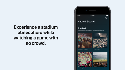 Crowd Sound iPhone screenshot 1 - Sports app