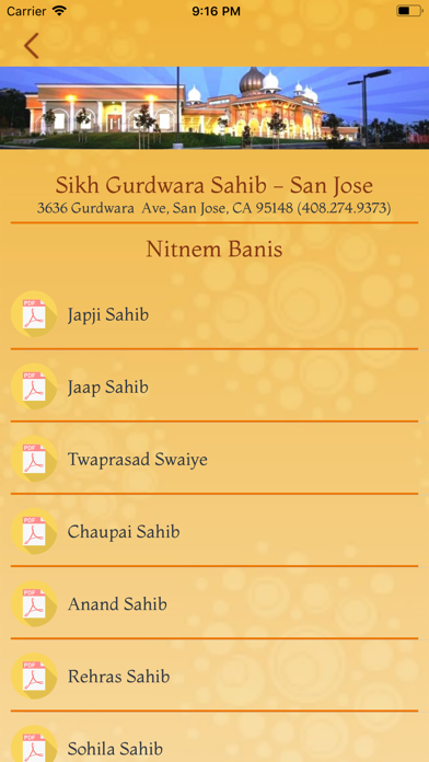 Sikh Gurdwara Sahib -San Jose Screenshot