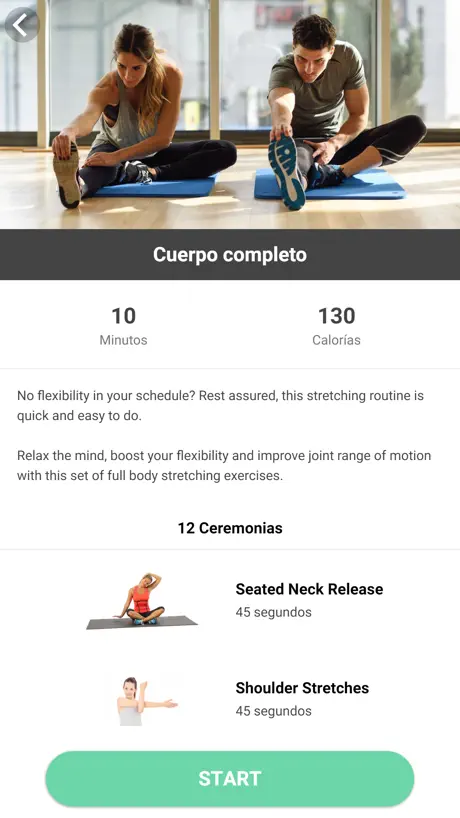 Ejercicios de estiramiento