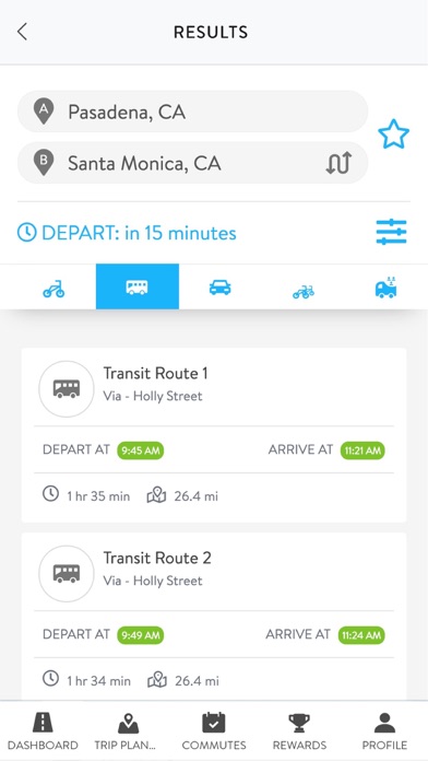 Commute Tracker by RideAmigos Screenshot