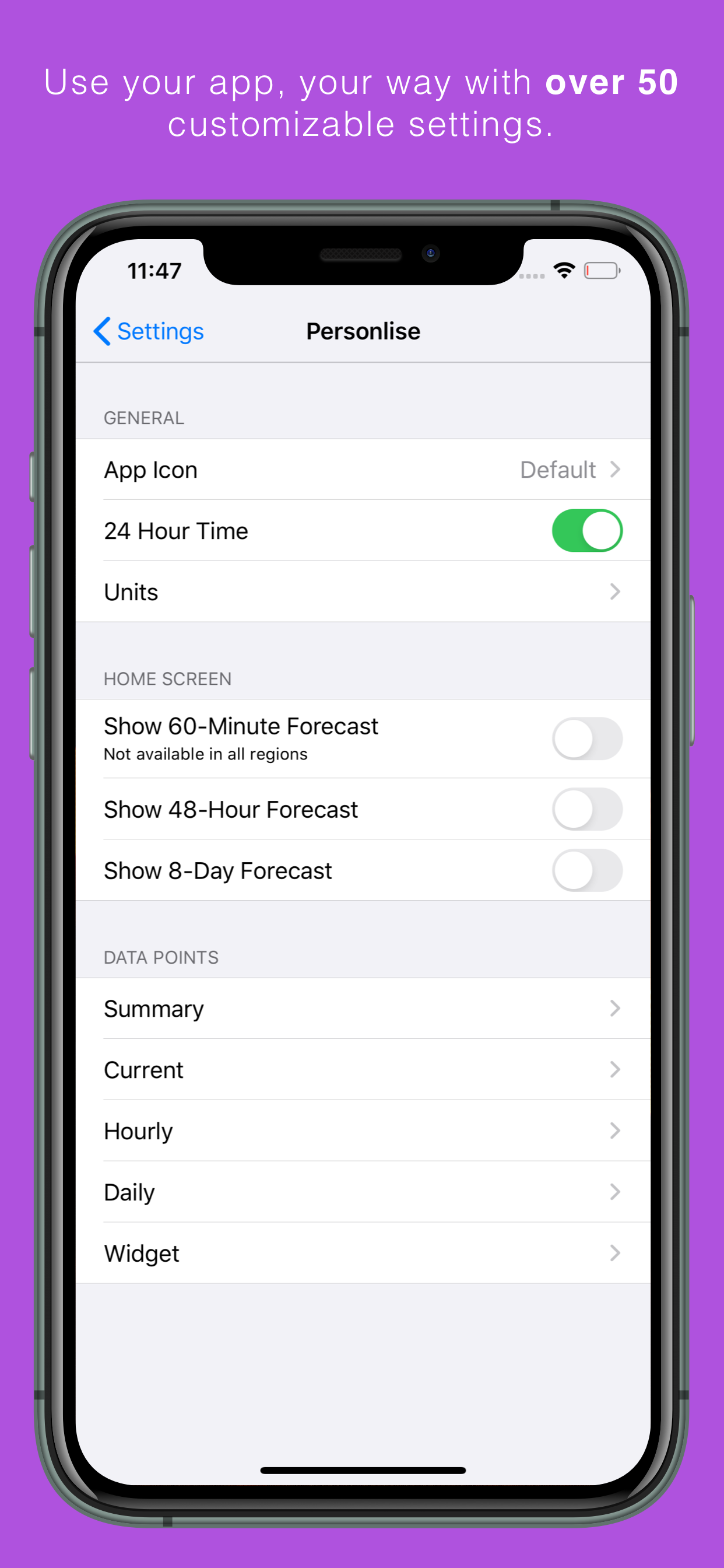 Icon Weather App