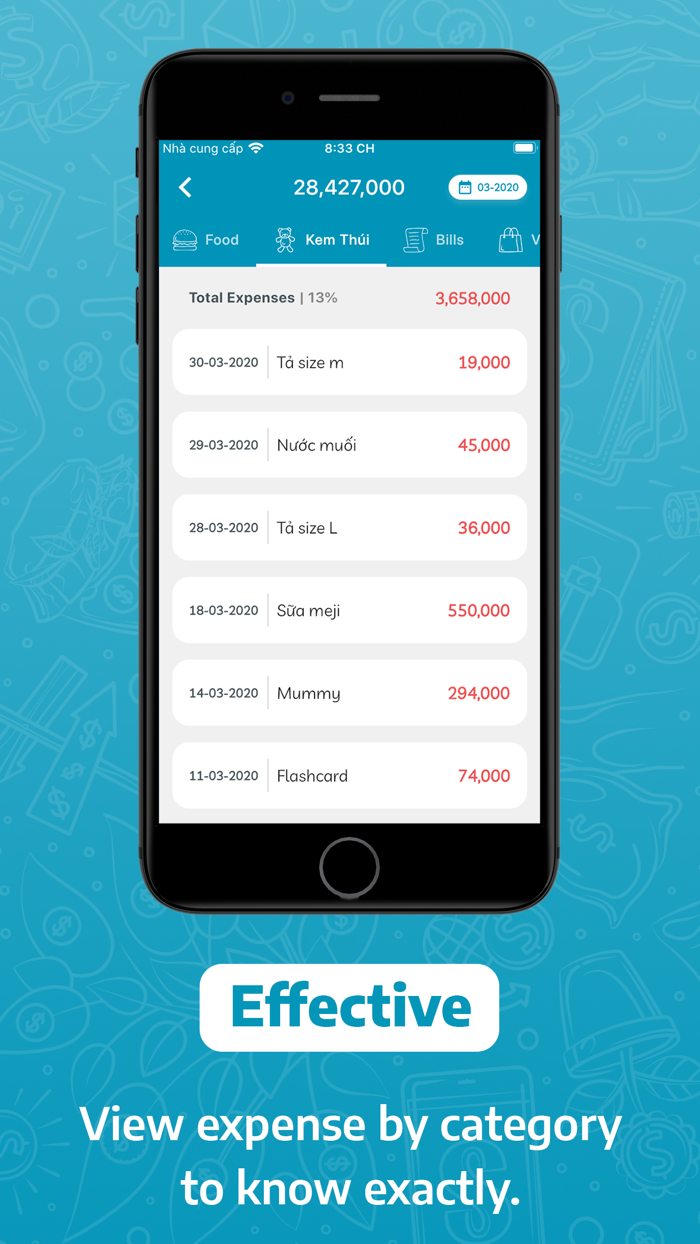 MOSA - Manage expense