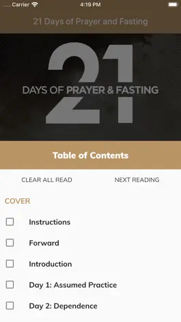 Game screenshot 21 Days of Prayer and Fasting apk