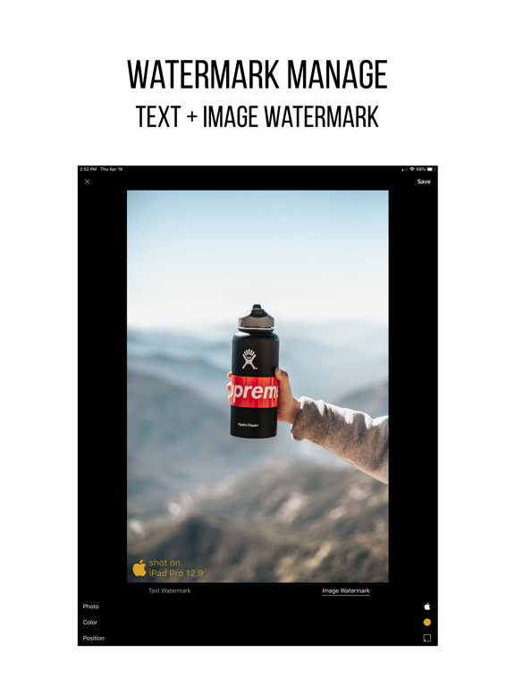 Bolt - Filter & Watermark tool Screenshots
