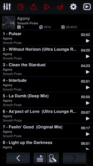 Скриншот Neutron Music Player (Нейтрон) на iPhone 3