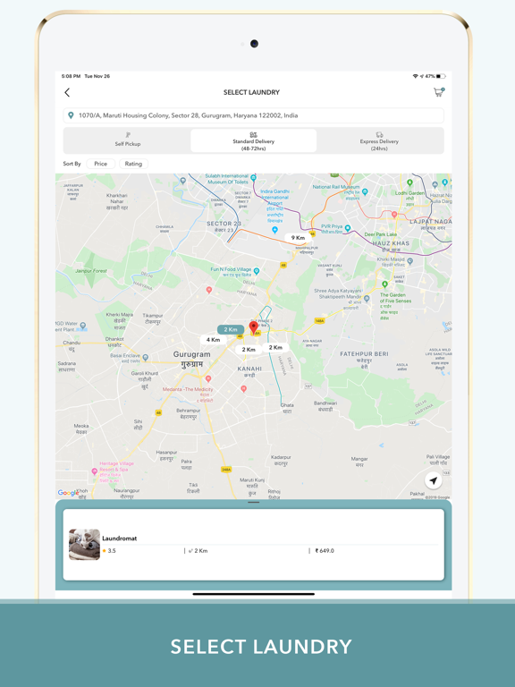 Launderette iPad screenshot 4 - Lifestyle app