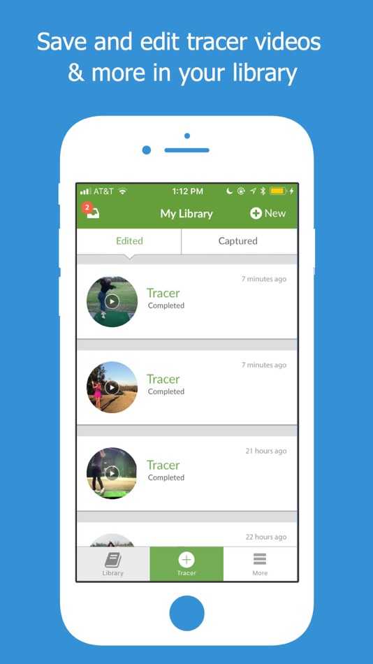 #5. The Golf Tracer (iOS) 由: Swing by Swing Golf, Inc.