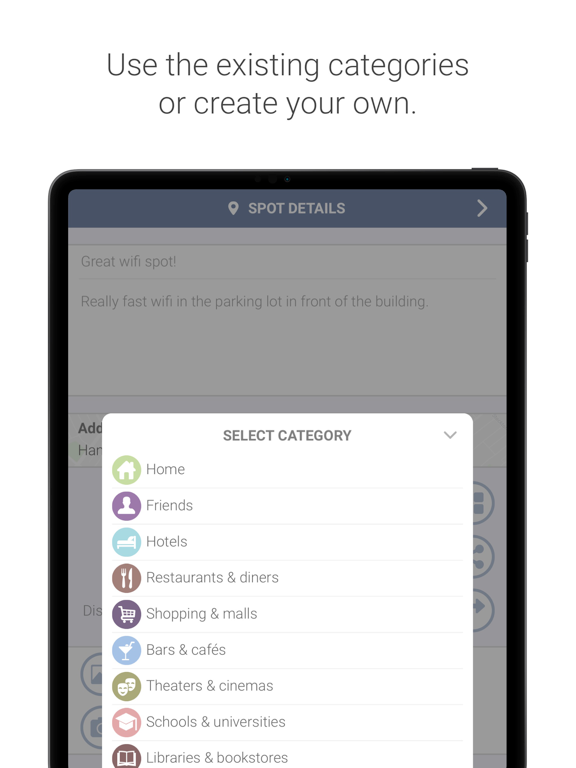 Spotmarker iPad screenshot 4 - Navigation app