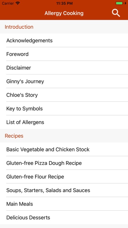 Allergy Cooking