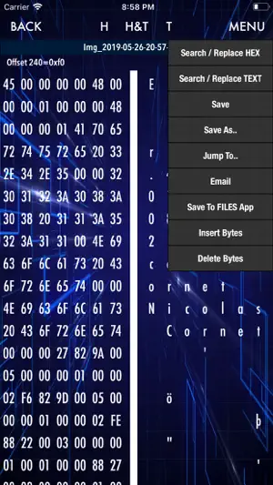 HEX Editor screenshot 4