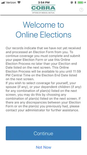 Medical Mutual's COBRA Options screenshot 1
