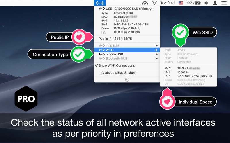 Screenshot #3 pour Ethernet Status Lite