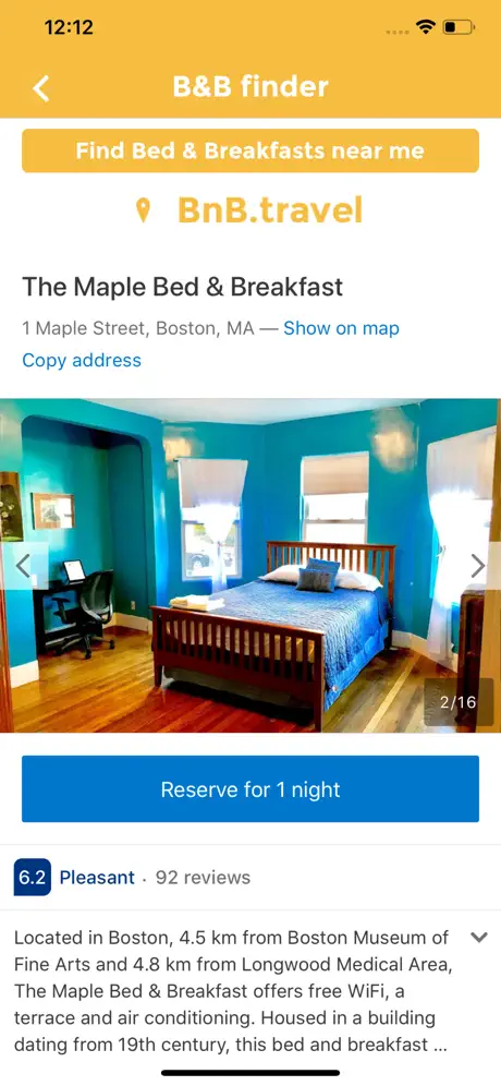 B&B finder | BnB.travel