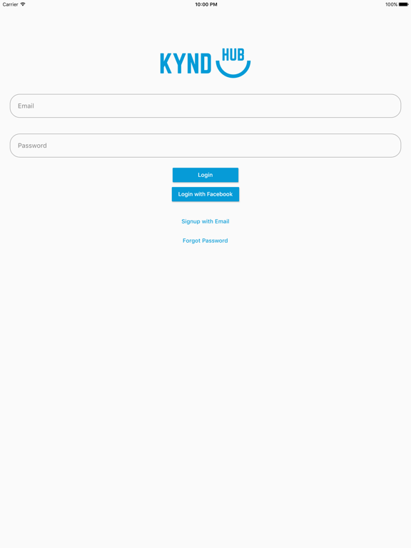 KyndHub iPad screenshot 1 - Lifestyle app