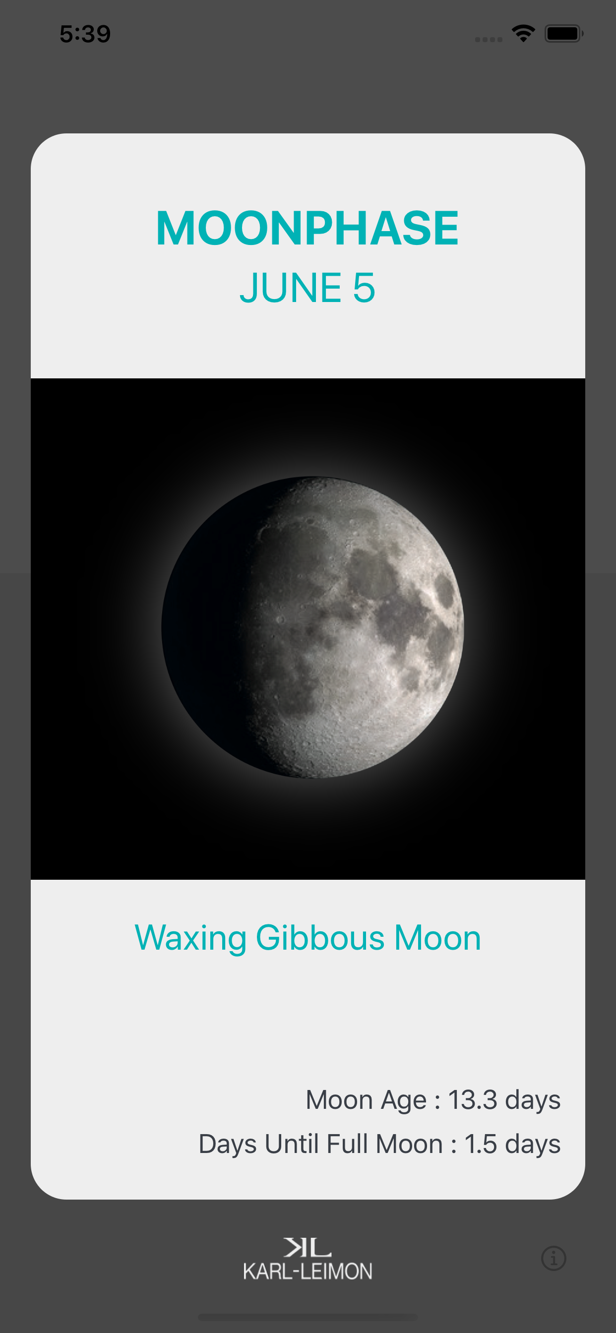 Moonphase Watch Calendar