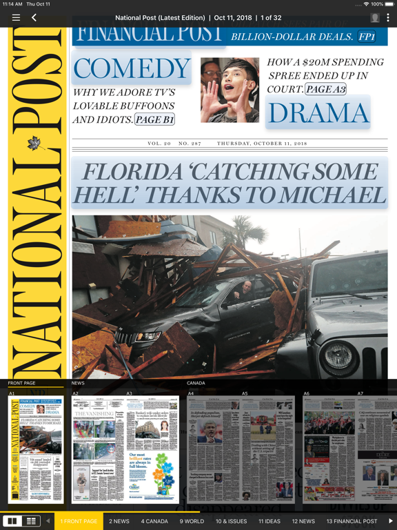 Screenshot #5 pour National Post ePaper