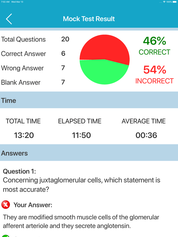 Veterinary Anatomy Quiz iPad screenshot