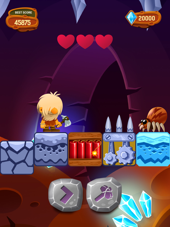 The Cave: Platform Jump Game iPad screenshot