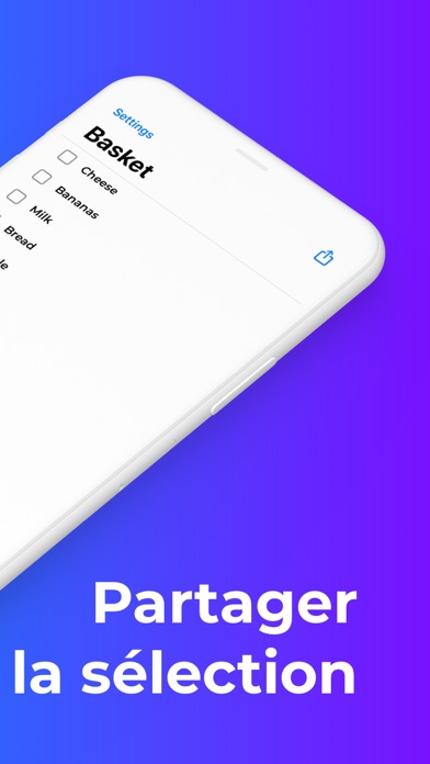 Screenshot #2 pour Shopping Roll — Liste d'épicer