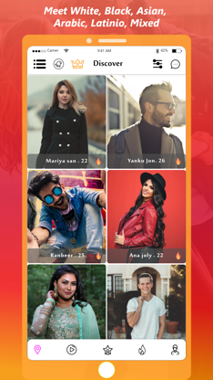 Race – Interracial Dating App screenshot 1