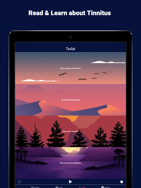 TinAid - Tinnitus Masker iPad screenshot 6 - Medical app