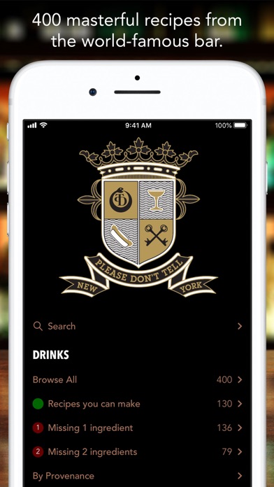 PDT Cocktails screenshot1