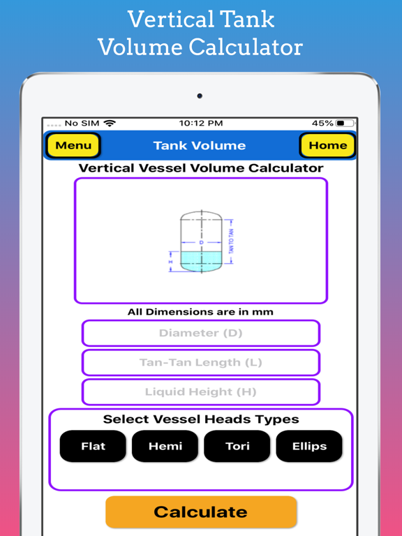 Screenshot #6 pour Tank Volume Calculator Pro