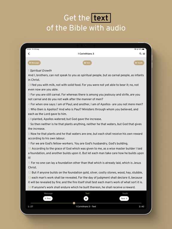 Screenshot #6 pour Bible Companion: No ads
