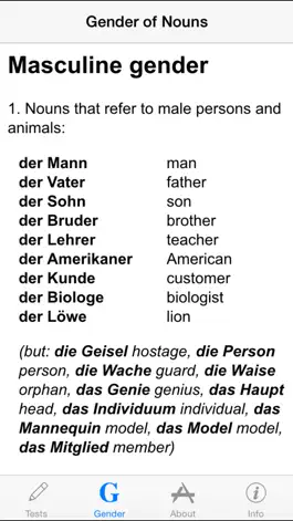 Game screenshot German Gender Test apk