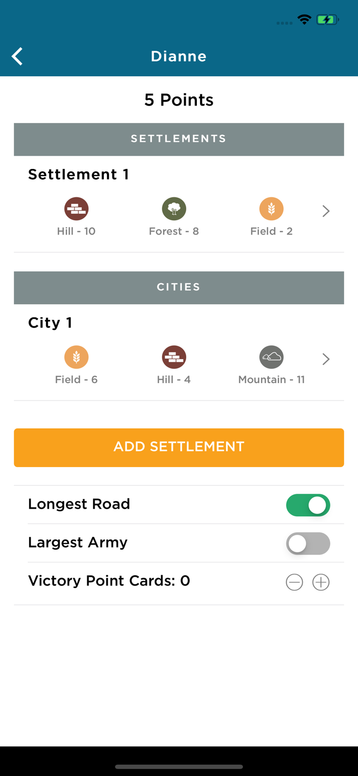 Settler's Log