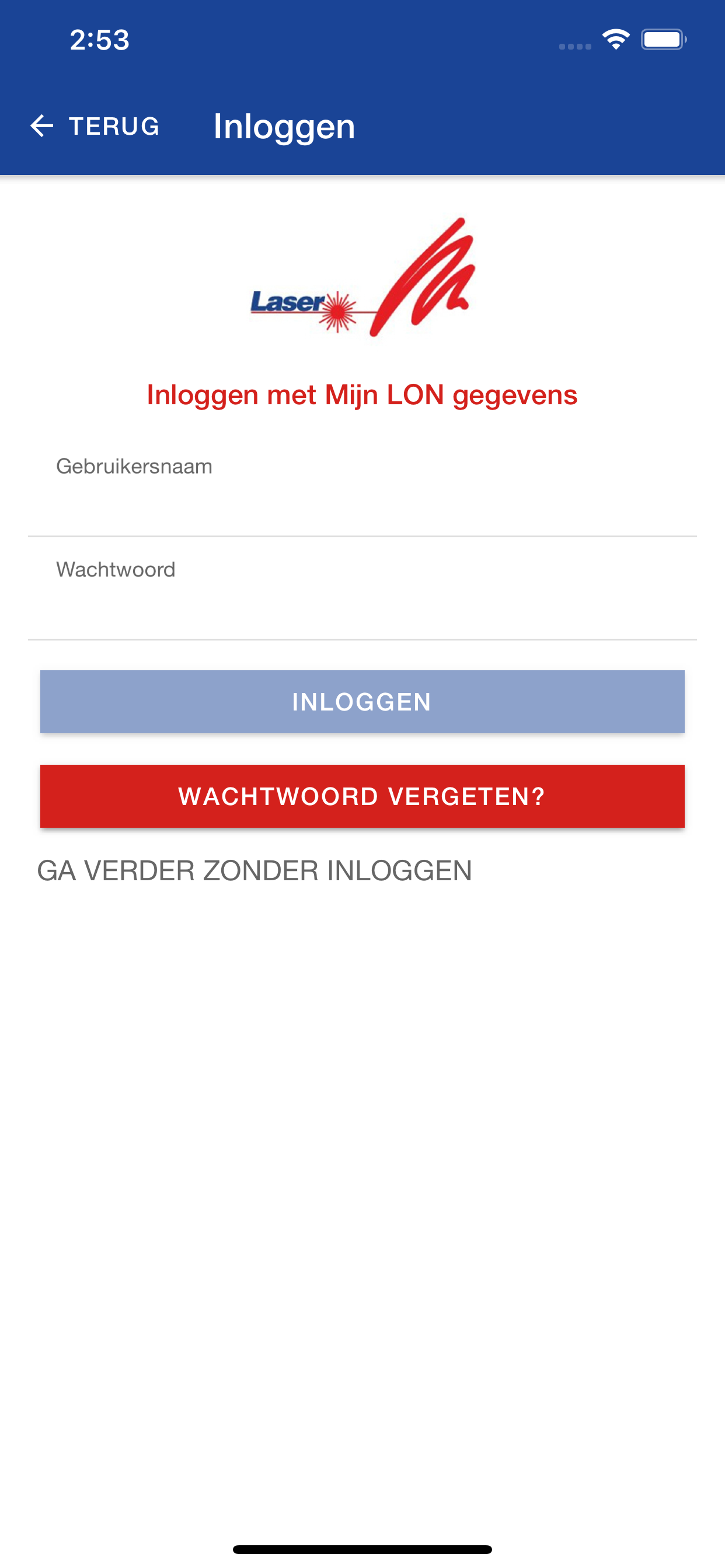 Laserklasse Organisatie NL screenshot 6