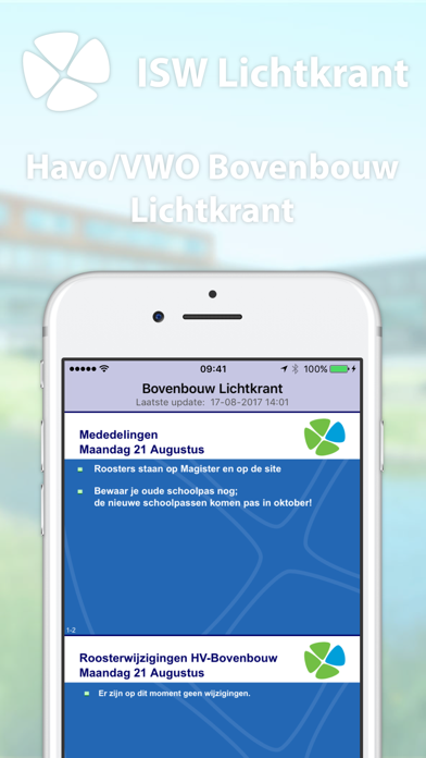 ISW Lichtkrant Screenshot