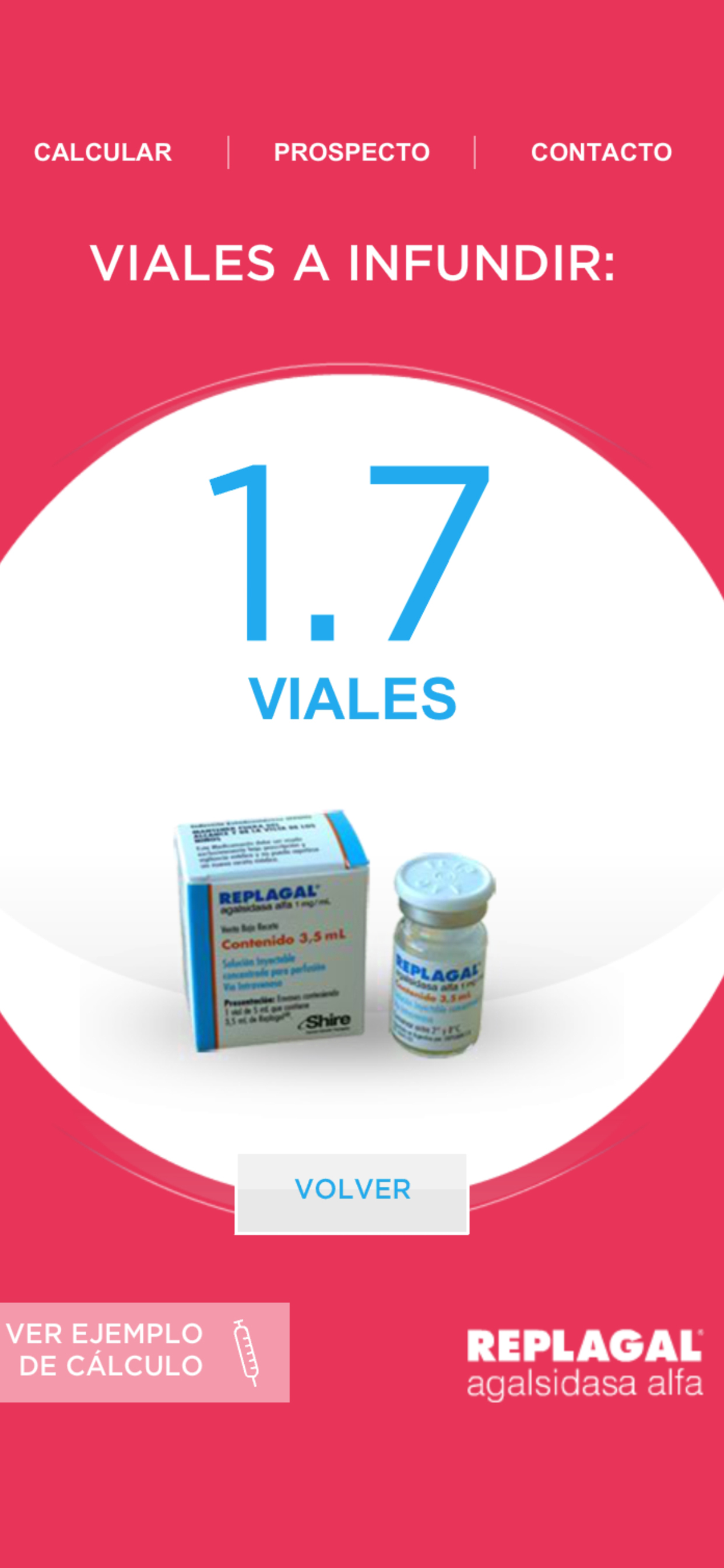 Calculo de Dosis AGALα screenshot 5