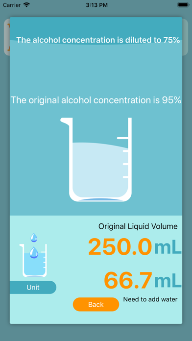 Weight Capacity Conversion iPhone screenshot