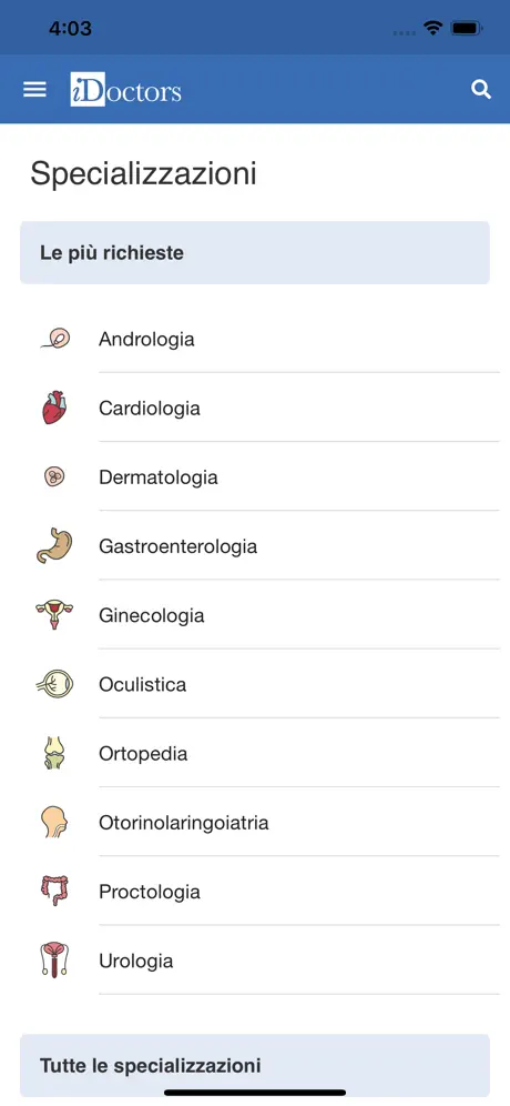 iDoctors – trova il Medico