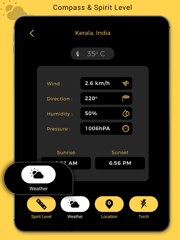 Screenshot #6 pour Digital Compass & Spirit Level