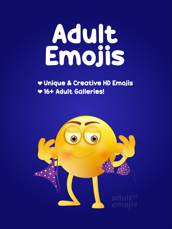 Screenshot #4 pour Adult Emoji Keyboard Stickers